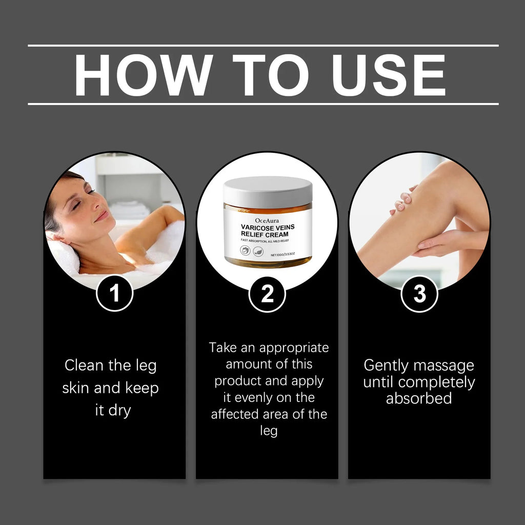 OceAura Leg Wellness Cream – Circulation & Skin Firming 100g