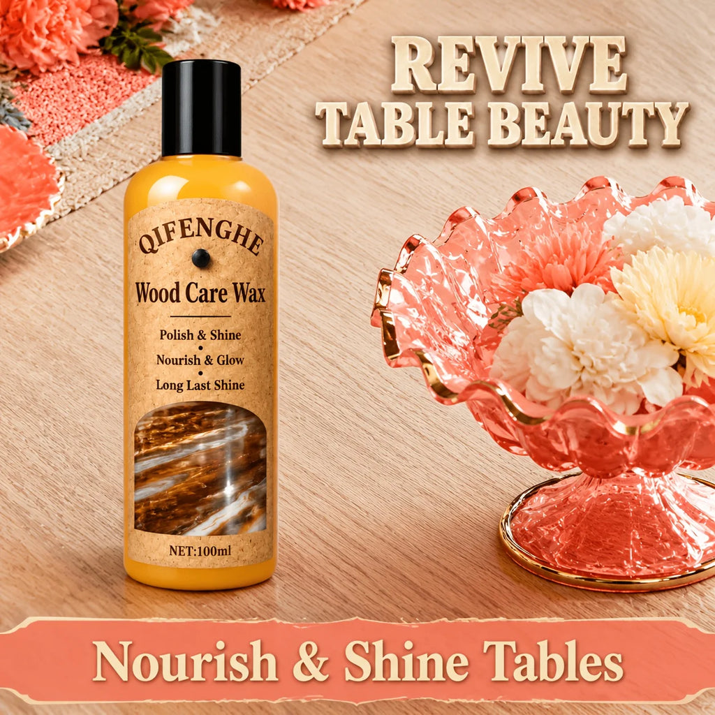 Wood Polish Wax with Coconut Oil – Shine & Water Protection Wood Polish Wax Oasis Select