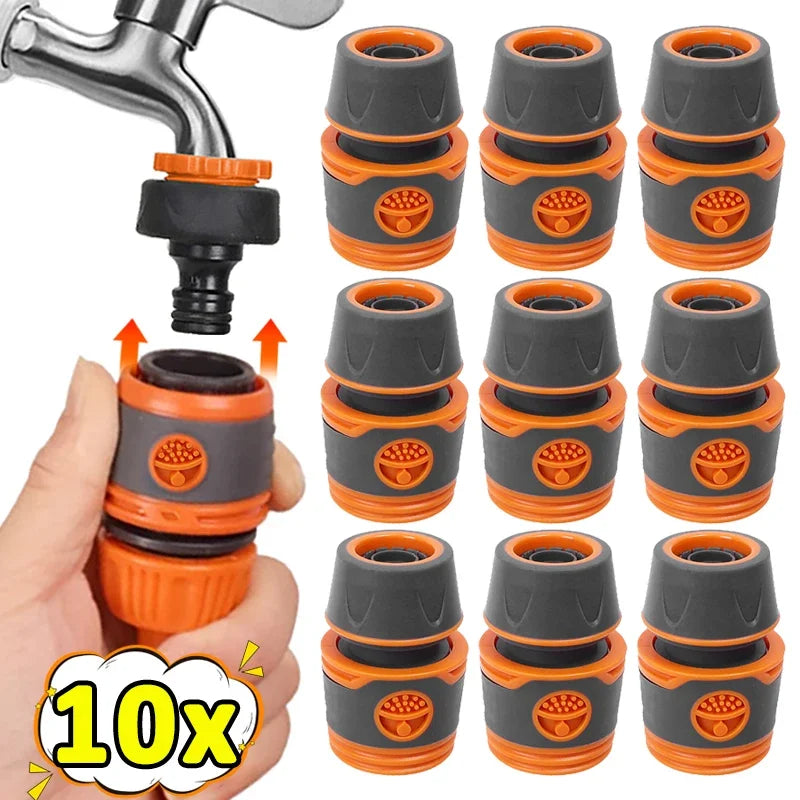 10/1PCS Garden Hose Quick Connector Faucet Extender Hose Connection Joint Garden Water Pipe Connectors Watering Pipe Fittings Oasis Select