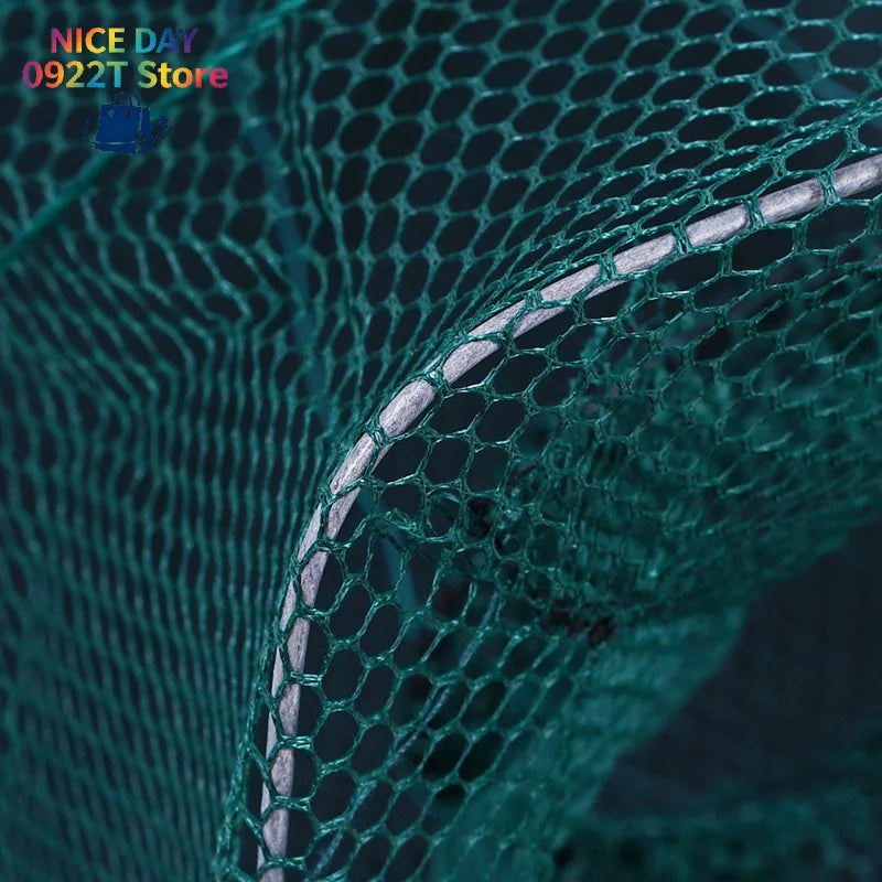 Fish Trap Net Fishing Gear Crab Prawn Shrimp Crayfish Lobster Crawdad Foldable@#X Oasis Select