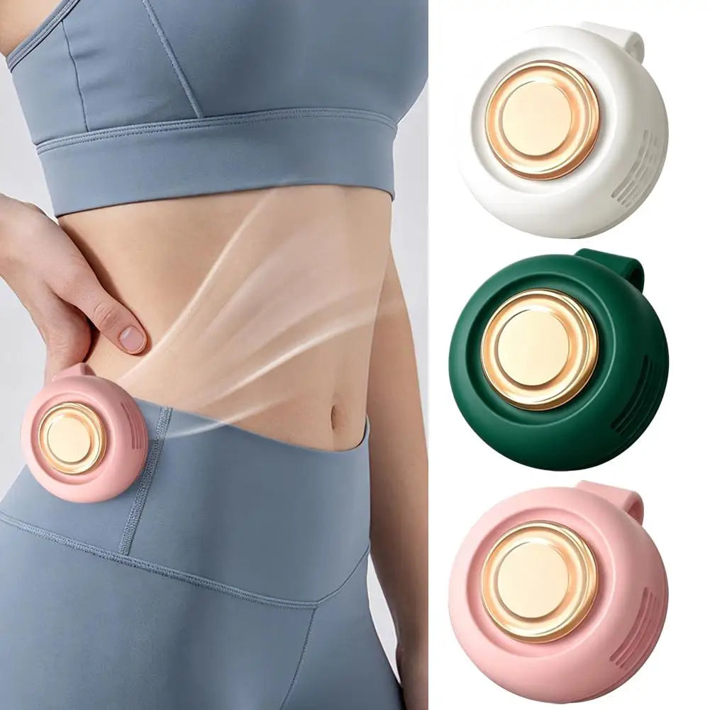 Mini Clip On Fan Portable Waist Hanging Neck Fans Hands Free USB Personal Air Cooler Wearable Pocket Fan for Travel Camping Oasis Select