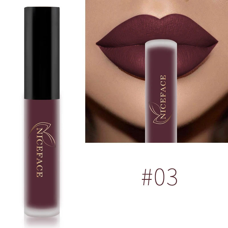 QiBest Matte Liquid Lipstick – Waterproof Long-Lasting Lip Gloss