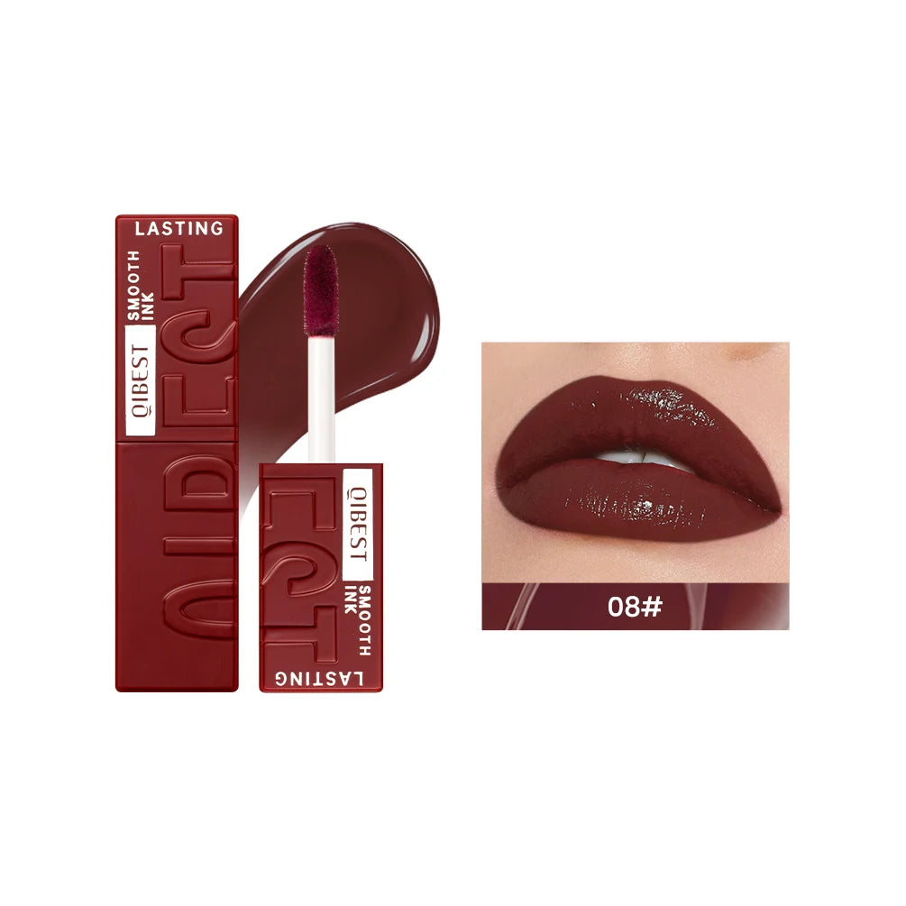 QIBEST Mirror Lip Glaze – Glossy Liquid Lipstick & Lip Tint