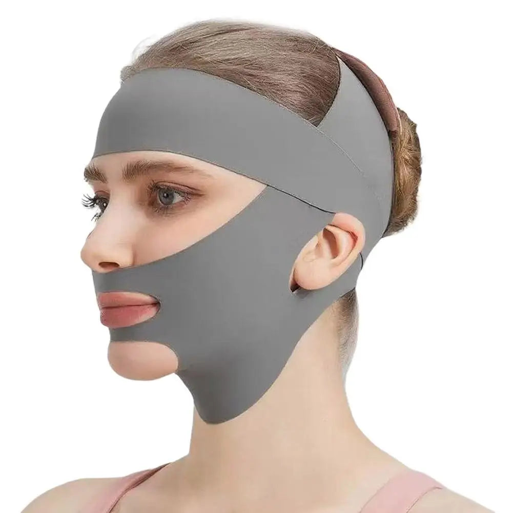 Upgraded V-Shaped Face Lifting Strap Beauty Facial Shaping Sleep Mask Reduces Double Chin Forehead Oasis Select A CN