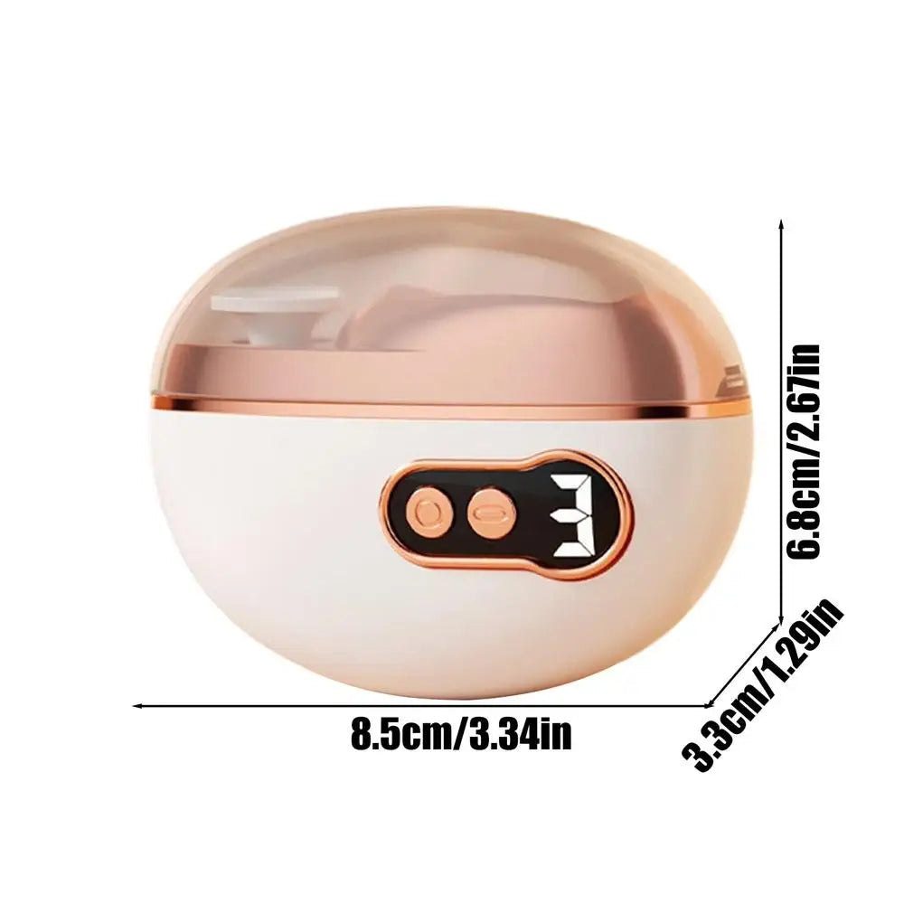 Electric Nail Clipper 3 Speed LED Light Cutter with Scraps Storage Smart Nail Trimmer for Kids Adults Men Women Seniors Home Oasis Select China Mainland White