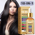 YUITIKUE Castor Oil Hair Serum – 10 Oils, Frizz & Shine 30ml