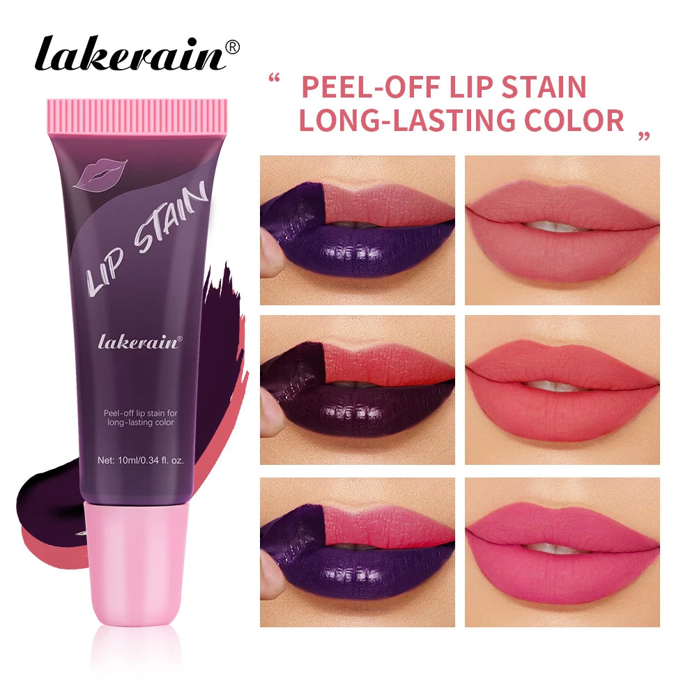 3colors Peel Off Liquid Lipstick Waterproof Long Lasting Tear Lipstick Lip Gloss Women Sexy Makeup Tear Pull Lips Mask Cosmetics Oasis Select