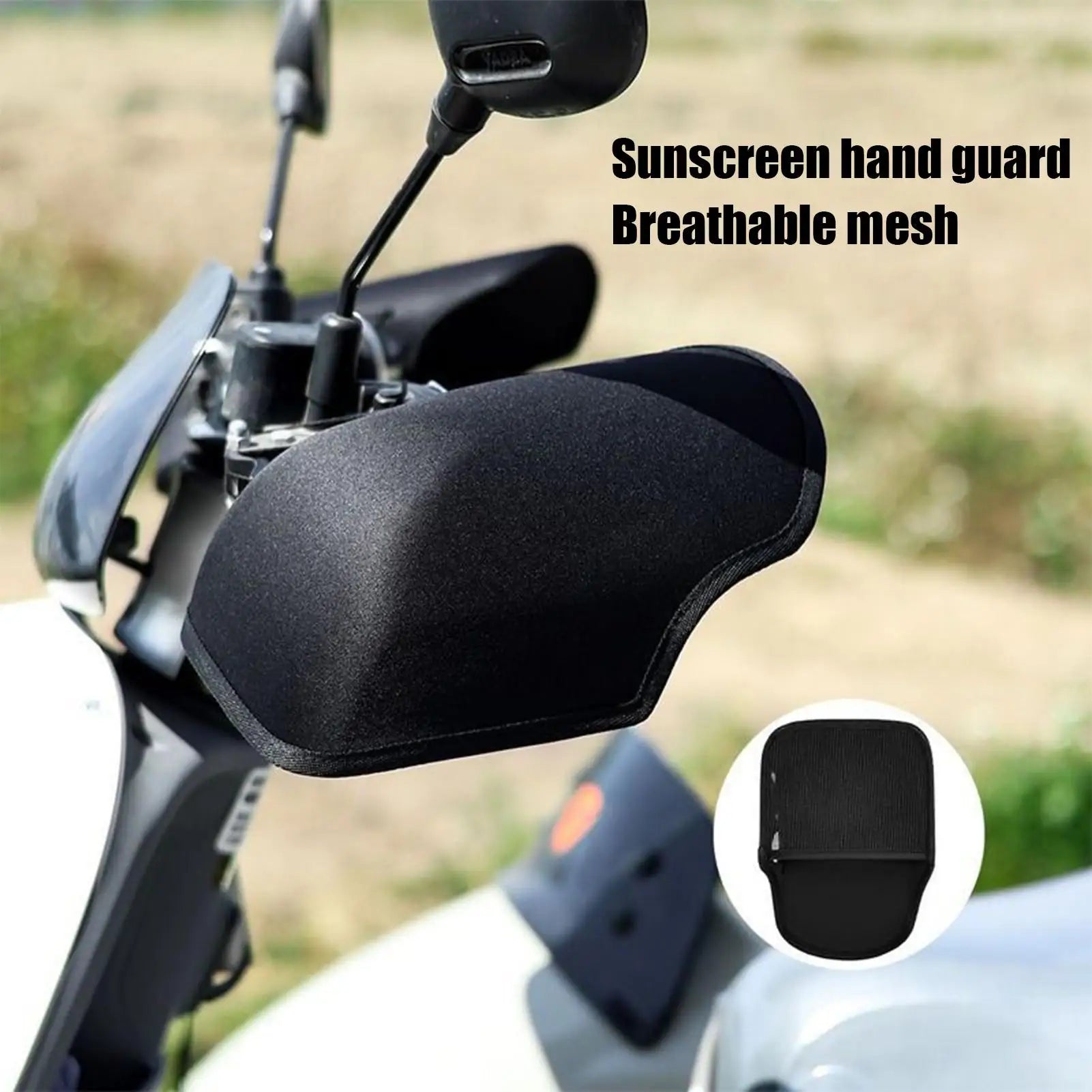 Handlebar Gloves Outdoor Motorcycle Handlebar Muffs Sun Protection Waterproof Windproof Grip Accessories Sun Protection Hand Oasis Select