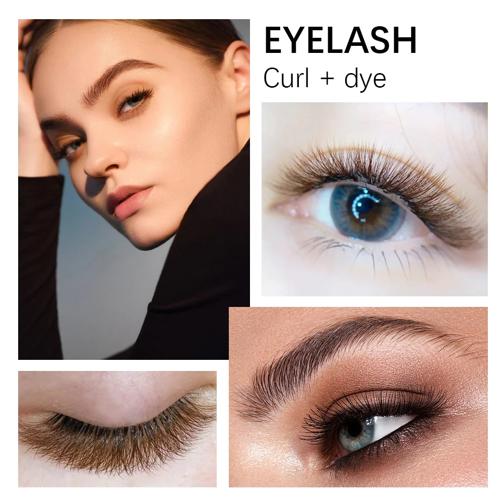 Lash Lift & Tint Kit Eyelash Enhancer Professional Brow Lamination Dye Eyes Eyelash Lifting Perming Set Women Makeup Oasis Select