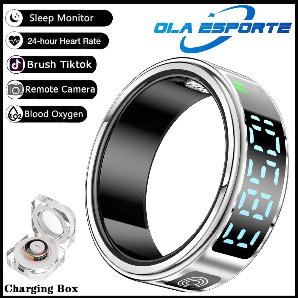 Smart Ring – Heart Rate, SpO2, Sleep Tracker & Gesture Control