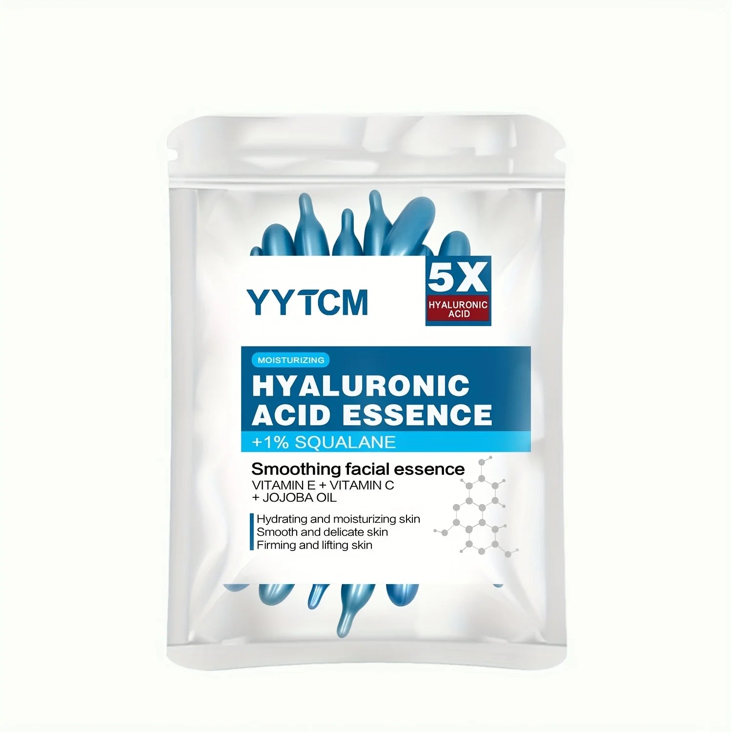 Hyaluronic acid deep moisturizing capsule essence, deep moisturizing and brightening skin essence (0.4gx30 capsules)/bag -1 bag Oasis Select 1 bag