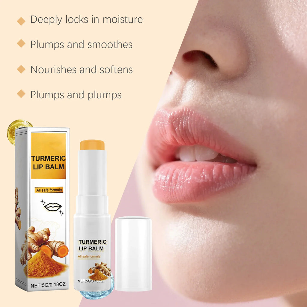 Collagen Moisturizing Lipstick Lasting Hydrate Prevent Dry Reduce Roughness Improving Gloss Enhance Turmeric Root Lip Plump Balm Oasis Select