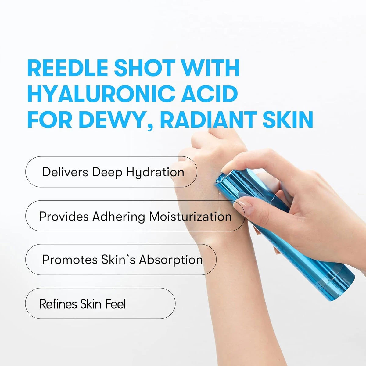 VT COSMETICS Hydrop Reedle Shot 100hL Translucent Hydrating Pore Oasis Select