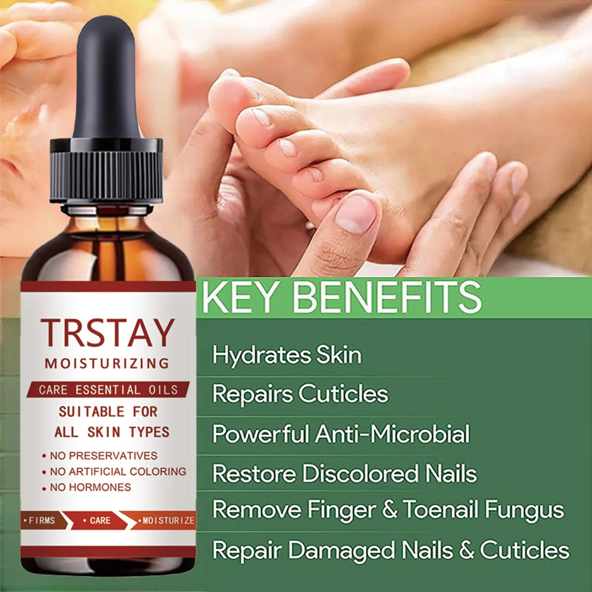 TRSTAY Nail Repair Essence – Nourishing & Brightening Nail Care