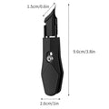 Curved Nail Clippers Diagonal Nail Clipper Precision Cutter Remover Trimmer Grooming Tool for Seniors Professional Travel Home Oasis Select Black