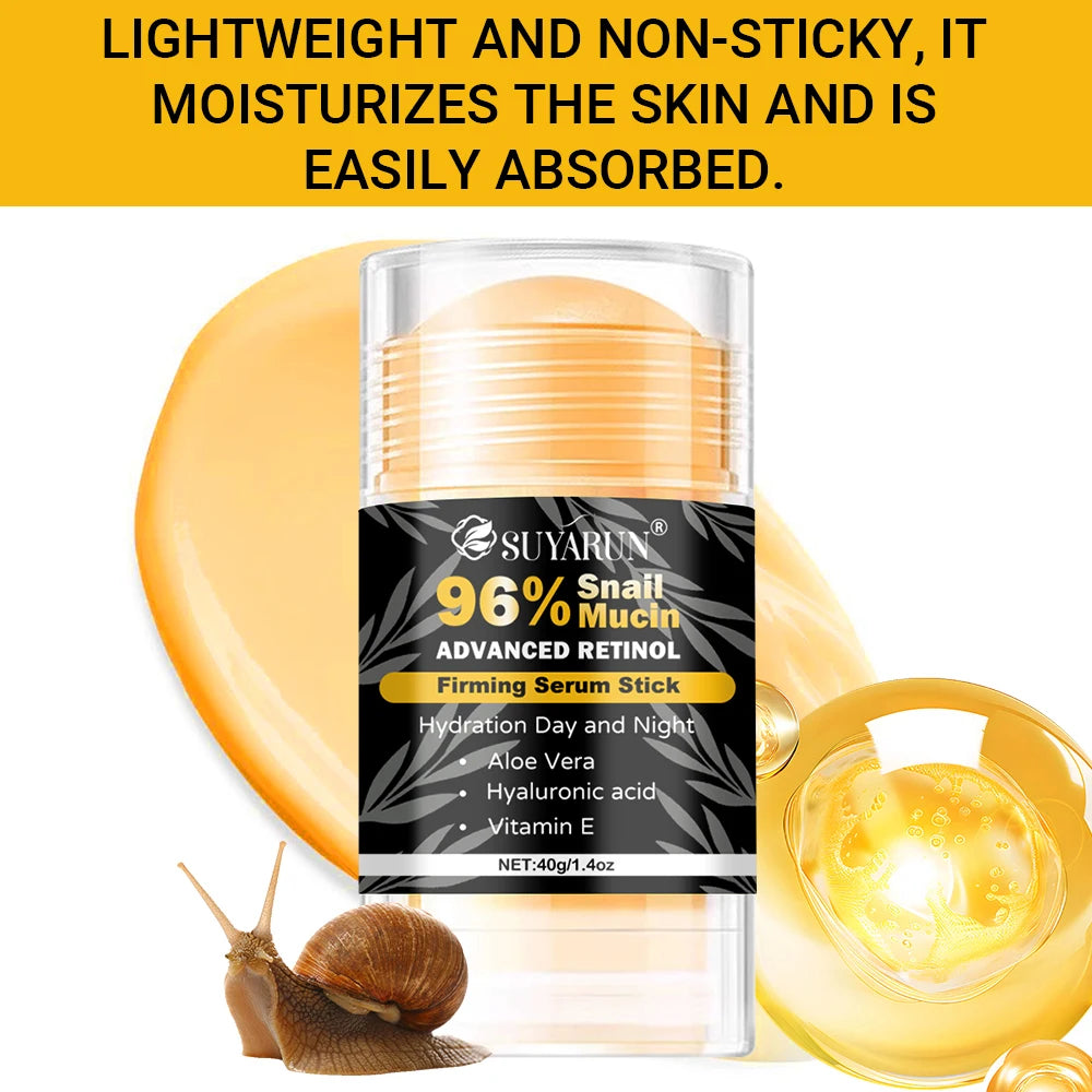 SUYARUN 96% Snail Mucin & Retinol Firming Cream Stick 40g Firming Cream Stick Oasis Select