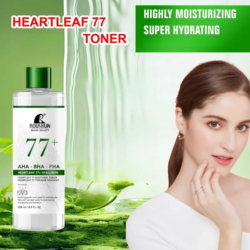 ROUSHUN AHA BHA PHA 77+ Toner 258ml – Hydrating Facial Lotion