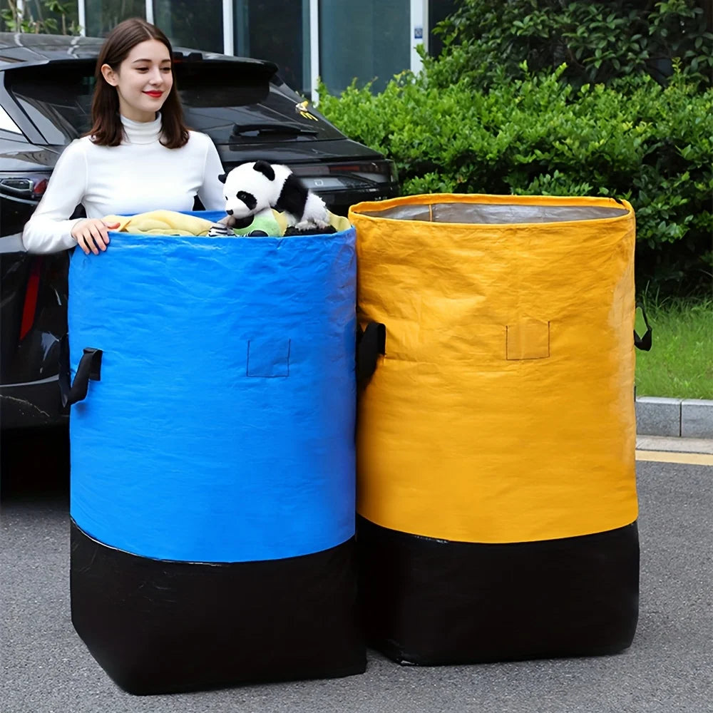 1-Pack Heavy Duty Moving Bags, Large Storage Organizer for Clothes Bedding, Foldable Travel College Dorm Packing Solution Oasis Select