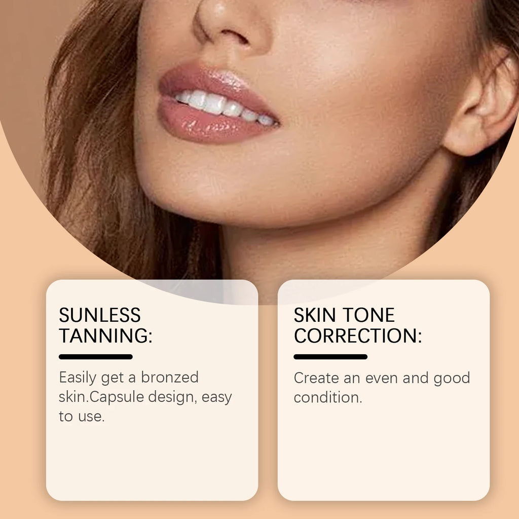 Hoygi Self-Tanning Serum Capsules – Sunless Tan 30 Pack