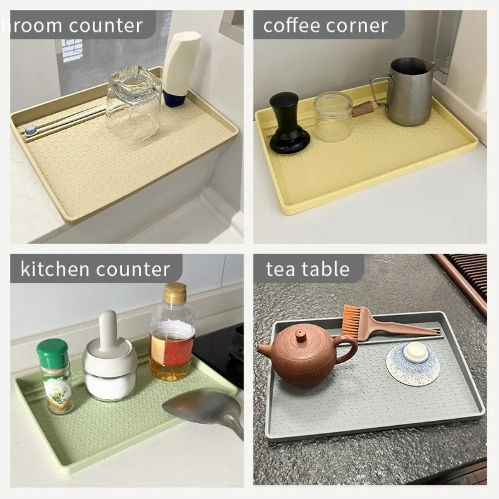Silicone Counter Mat – Heat-Resistant Non-Slip Bar & Kitchen Tray