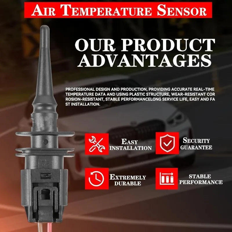 Direct Replacement Outside Air Temp Sensor for BMW 1 6 7 Series E39 E46 X3 X5 X6 Z4 Z8 MINI R50 R53 R56 R55 with Connector Oasis Select