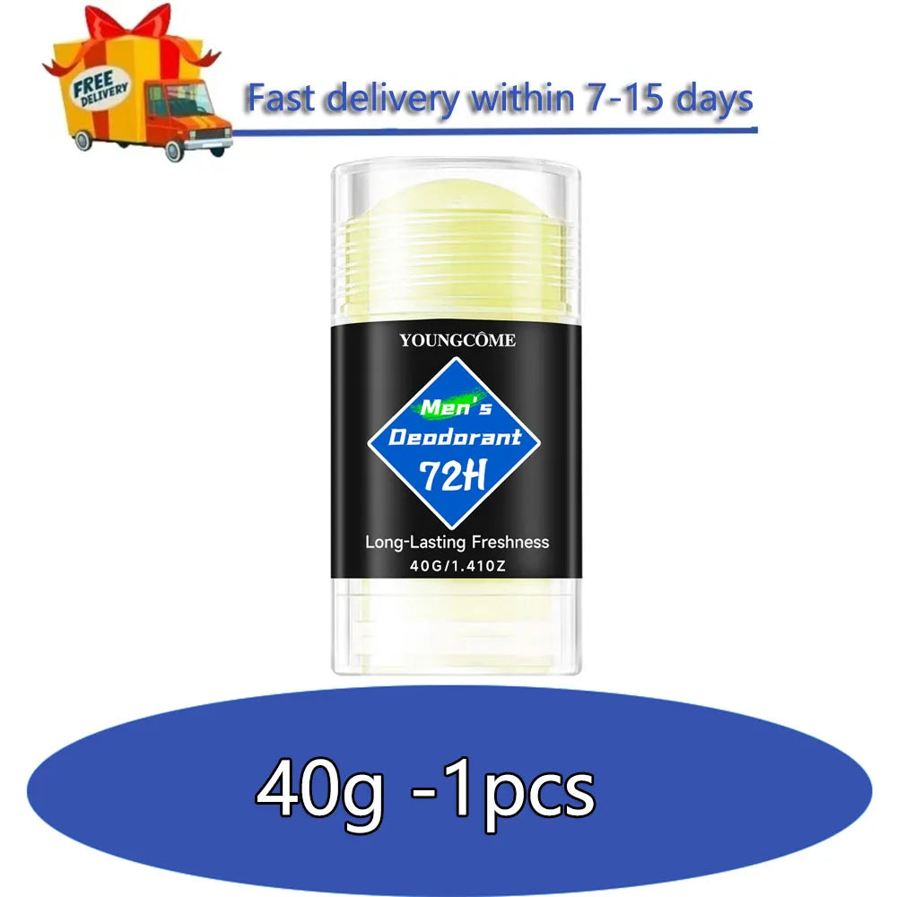YOUNGCOME Men's Antiperspirant Deodorant Stick 40g – 1 or 6 Pack Antiperspirant Deodorant Oasis Select Set-40g-1pcs
