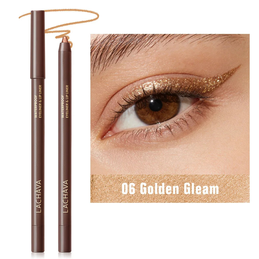 Waterproof Black Brown Eyeliner Gel Pencil Lipliner Multi-purpose Oasis Select 06 1.8g
