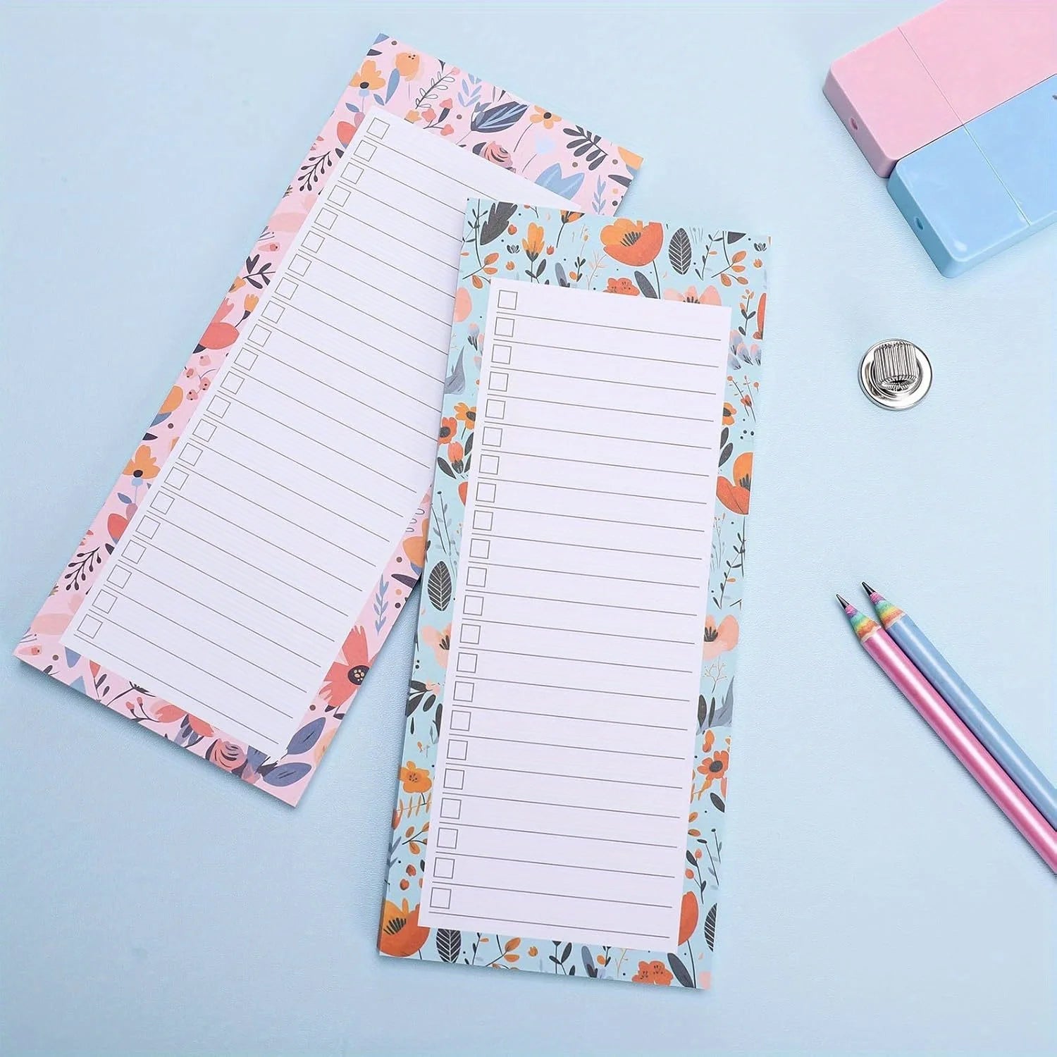 2 Includ 1 Note Pen Holder Magnetic Shopping List Notebook Clip 100 Oasis Select