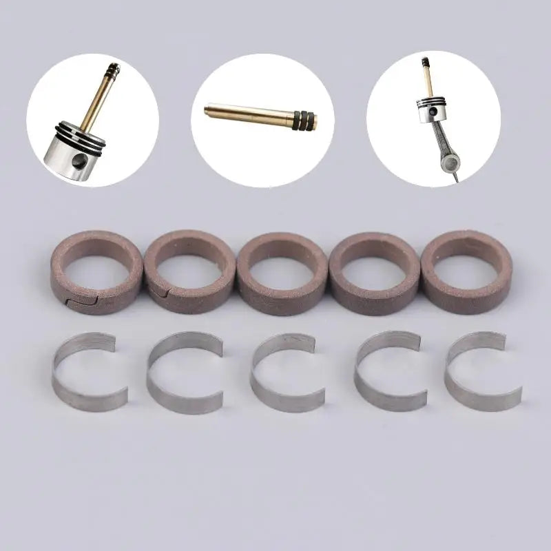 Wholesale 10Pcs High-Pressure Air Pump 30MPA Secondary Piston Ring 4500PSI Single/Two Cylinder Compressor Piston Ring Shrapnel Oasis Select