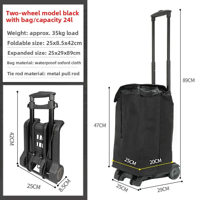 Manufacturers can customize trolley shopping cart shopping cart folding trolley gifts supermarkets can print LOGO trolley Oasis Select BY07-with black