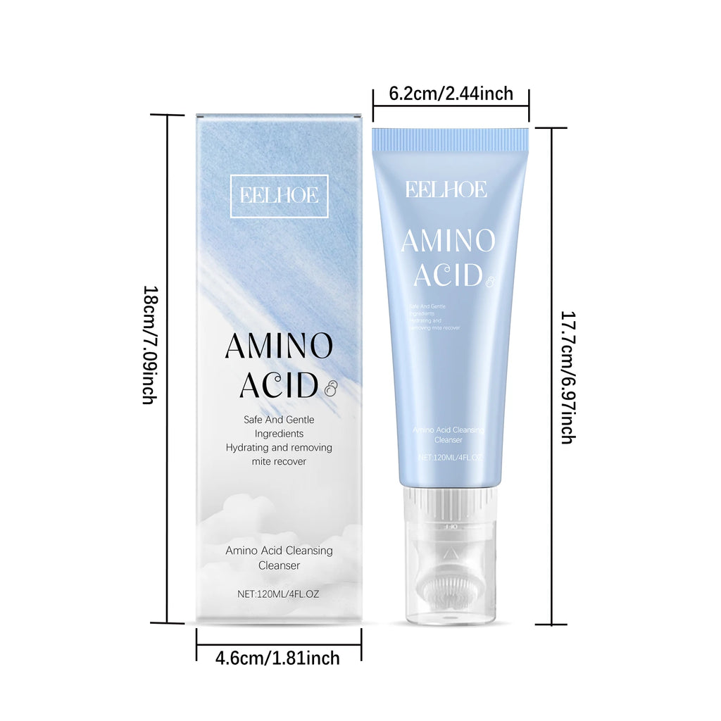 Eelhoe Amino Acid Face Cleanser – Oil Control & Acne 120g Facial Foam Cleanser Oasis Select 120g Boxed
