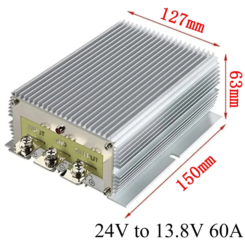24V to 13.8V 5A 10A 15A 20A 30A 40A 50A 60A Voltage Converter Regulator DC/DC Buck Transformer Buck Module Power Supply CE RoHS Oasis Select 24V to 13.8V 60A 24V 13.8V