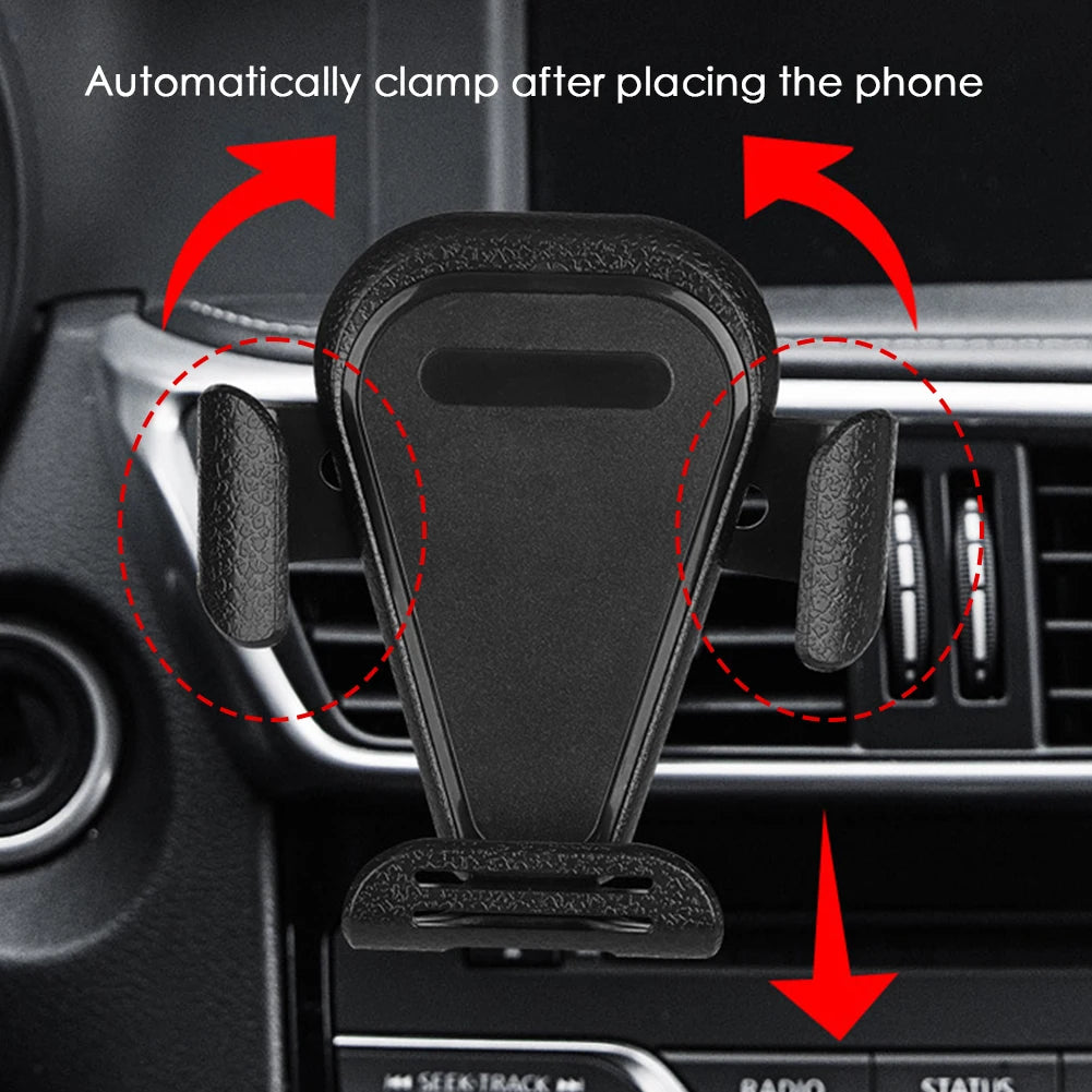 17mm Ball Head Car Phone Holder – Air Vent & Dashboard Mount