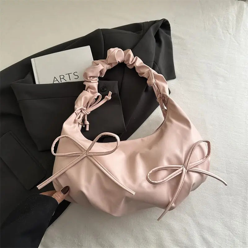 Large Capacity Hobo Shoulder Bag | Casual PU Tote for Women