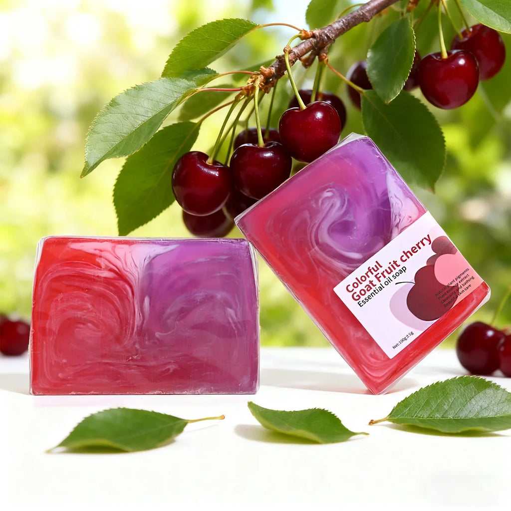 Cherry Organic Handmade Soap – Moisturizing & Brightening Bar