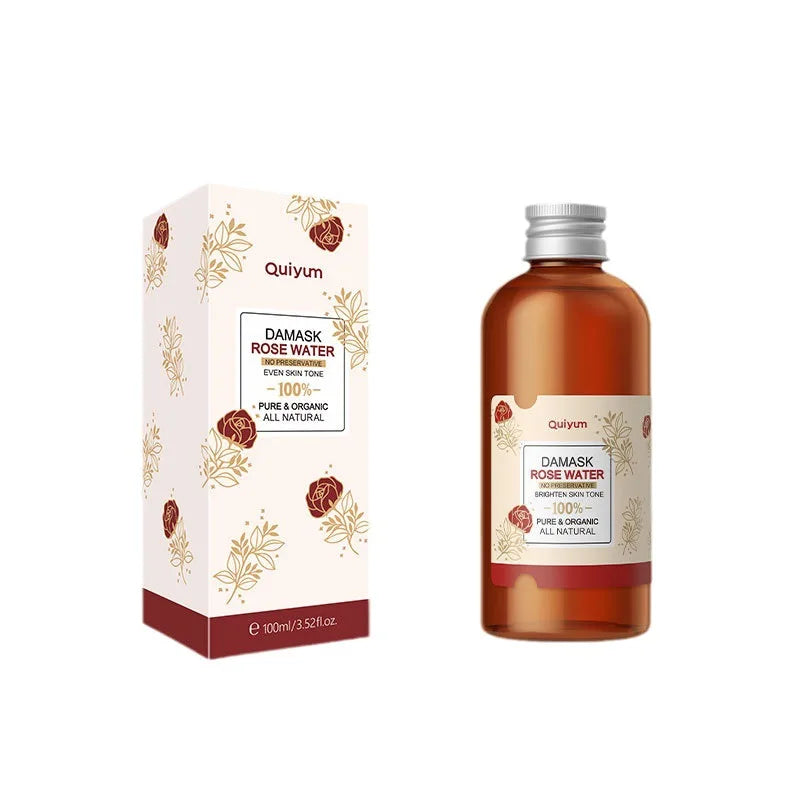 Rose Water For Face Facial Toner Organic Rose Petals Essence Moisturizing Serum Refresh Elastic Shrink Pores Skin Care Oasis Select