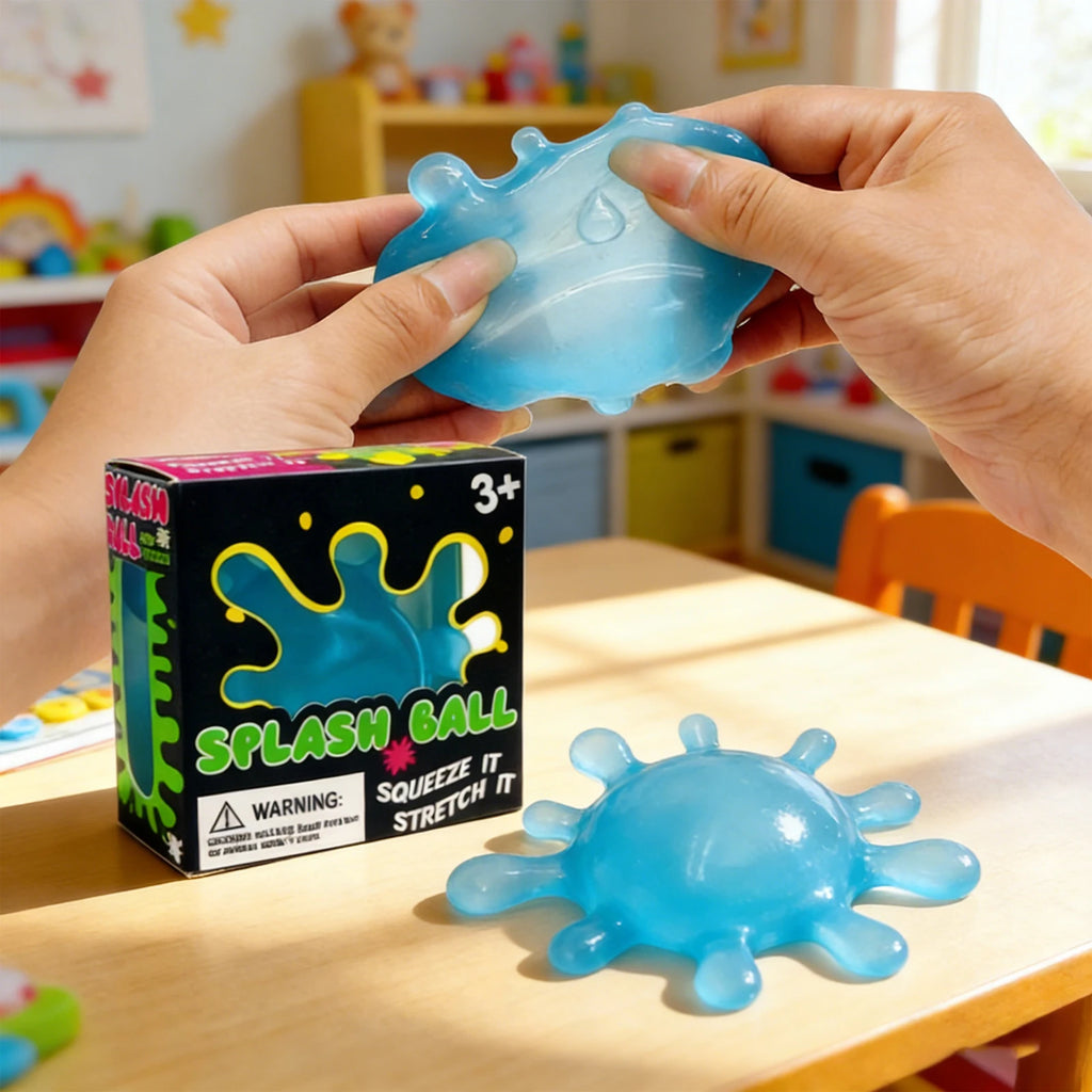 Splash Squeeze Ball – Slow Rebound Stress Relief Fidget Toy Stress Relief Toy Oasis Select