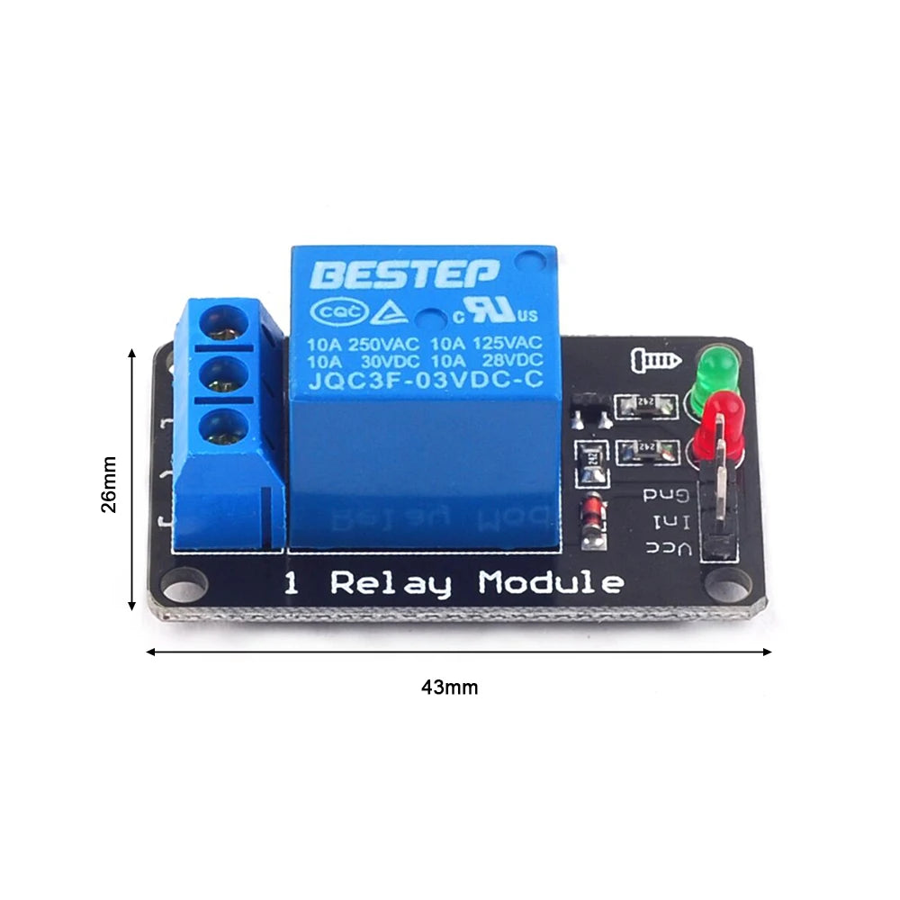3V 1 2 4 Channel Relay Module Board Low-Level Trigger With Light Relay Output 1 2 4 Way Relay Module for Arduino Raspberry Oasis Select 1 Channel