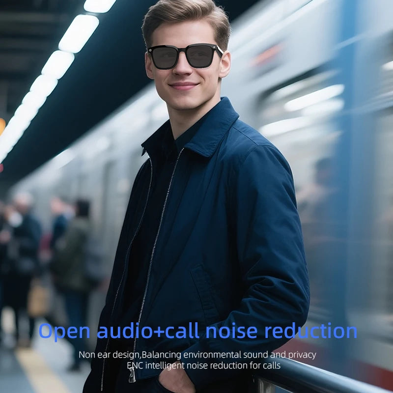 MINGCC AI Bluetooth Smart Glasses – Camera, Music & Calling
