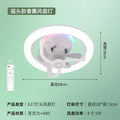 360° Aromatherapy Ceiling Fan Light | RGB LED & Remote Control