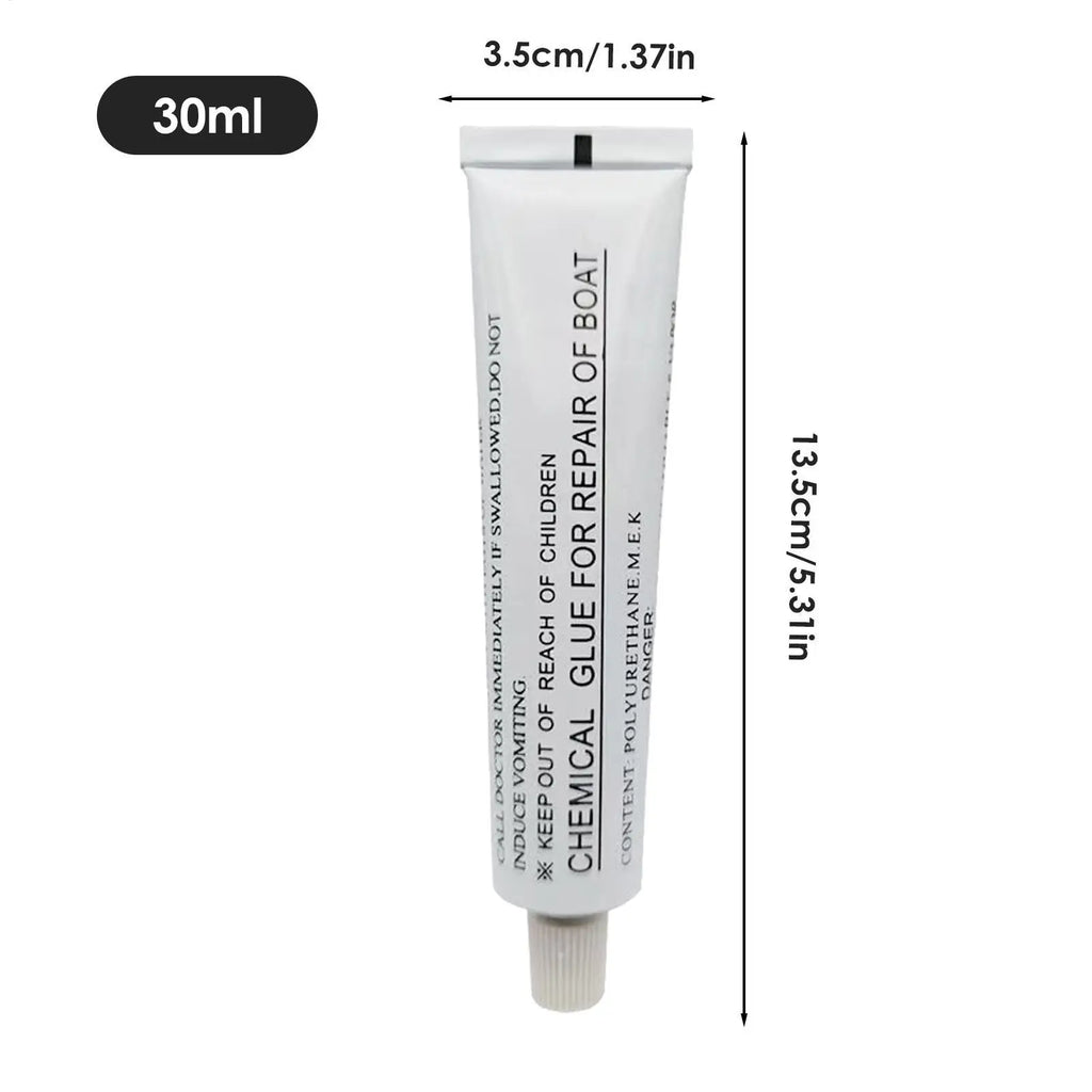 Inflatable Boat Repair Glue 30ml PVC Inflatable Boat Glue Strong Adhesive Repair Tool for Kayak Paddle Boat Inflatable Boat Raft Oasis Select
