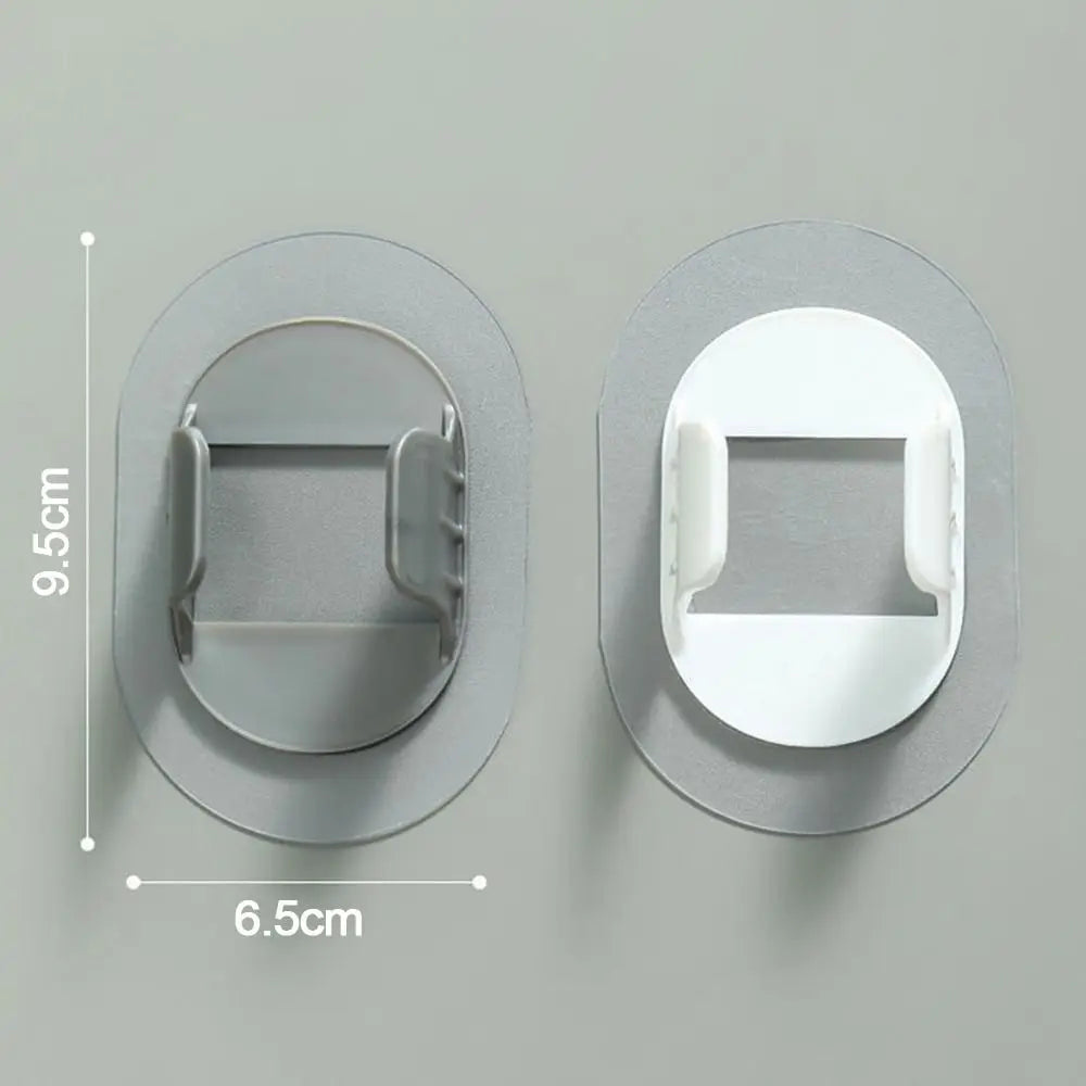 5pcs Plastic Pipe Clamp Hooks Self-adhesive Cable Clips Wiring Hose Clamp Pipe Support Fasteners Pipe Mounting Fix Oasis Select