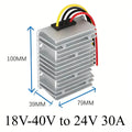 9-40V 12V 24V 36V to 24V 2A-30A Step-up/down DC Power Converter Car Voltage Stabilizer Boost Buck Module Solar Regulator Oasis Select 18V-40V to 24V 30A