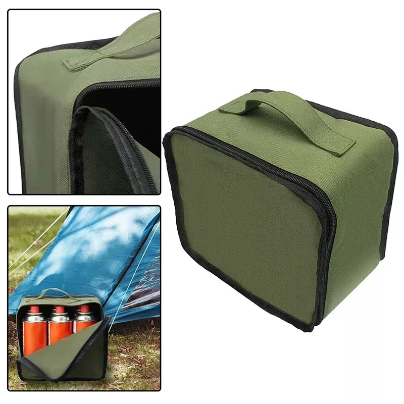 Camping Gas Canister Organizer Bag Carry Bag Multipurpose Outdoor Camping Picnic Storage Daily Necessities Bag Handbag,Ziplock Oasis Select