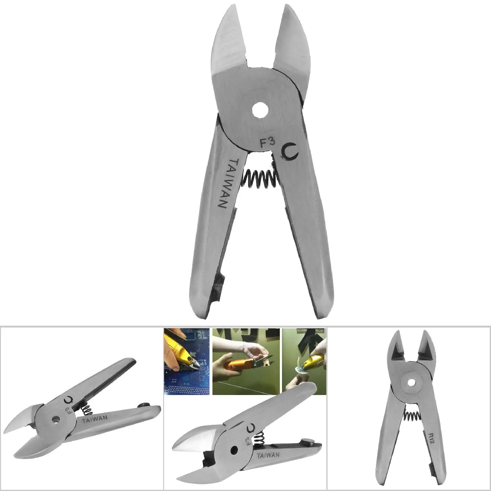 Replacement for Pneumatic Cutting Pliers Pneumatic Cutter Head Replacement Air Scissors Head Fit for HS10 Pneumatic Cutter Oasis Select
