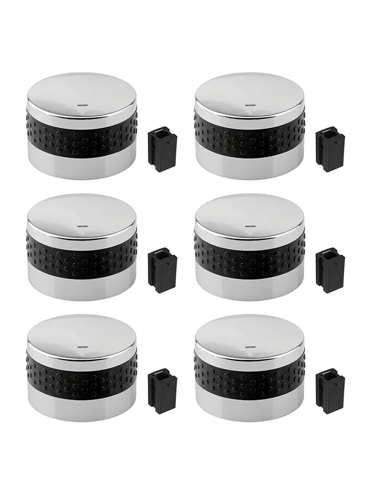 3/5/6PCS Gas Grill Control Knobs BBQ Gas Stove Switch Knob Replacement For BBQ Grills Rotary Switch Kitchen Parts Oasis Select 6pcs