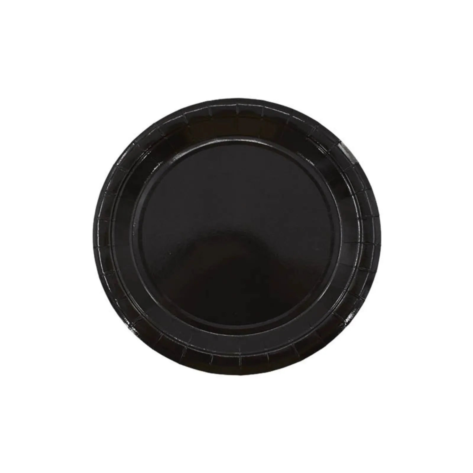 9-Inch Disposable Paper Plates Pack of 10 | Parties & Outdoor Disposable Paper Plates Oasis Select Black