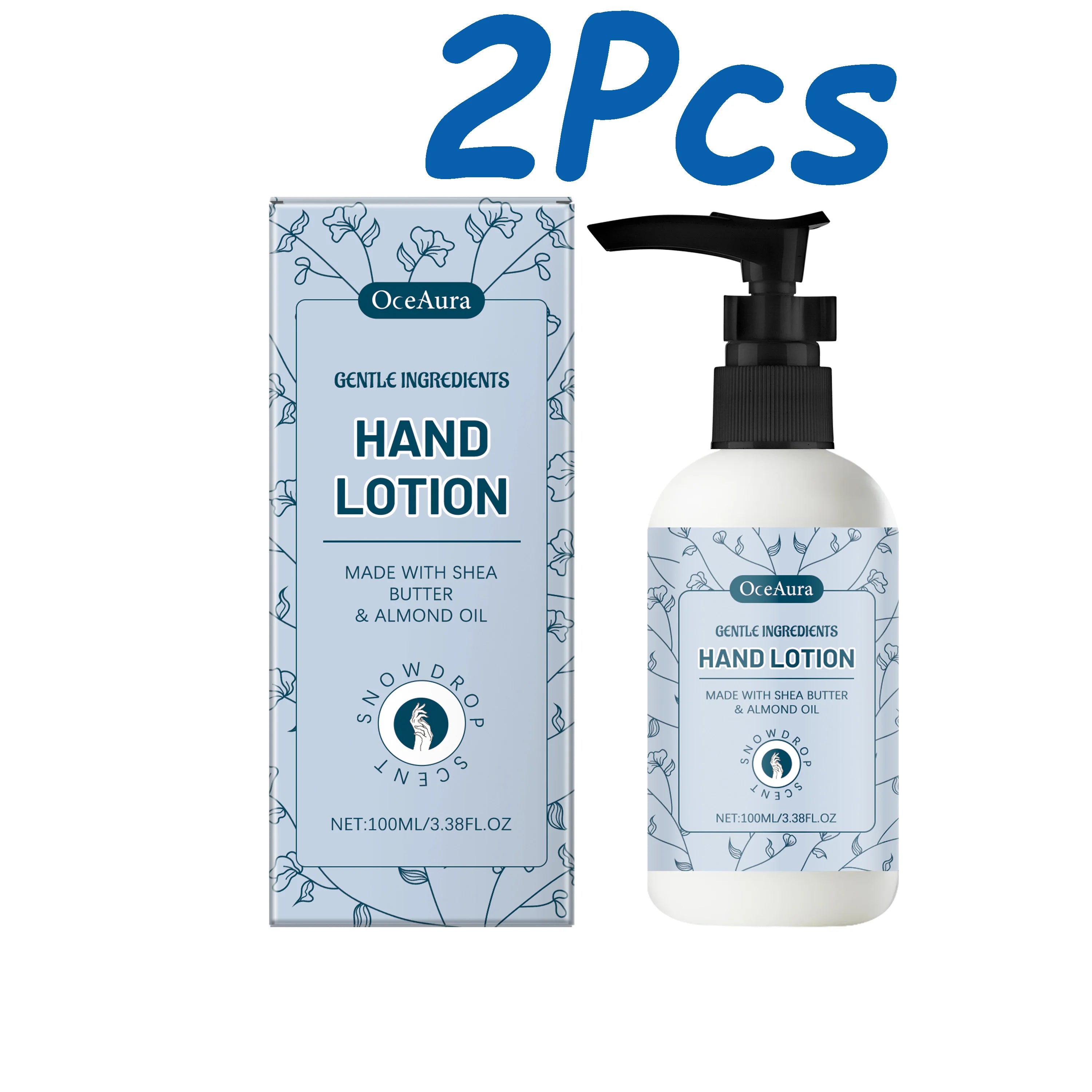 Shea Butter Hand Lotion Moisturizing Nourishing Fade Fine Lines Soft Smooth Skin Non Greasy Fast Absorbing for Dry Cracked Hands Oasis Select 200ml Boxed