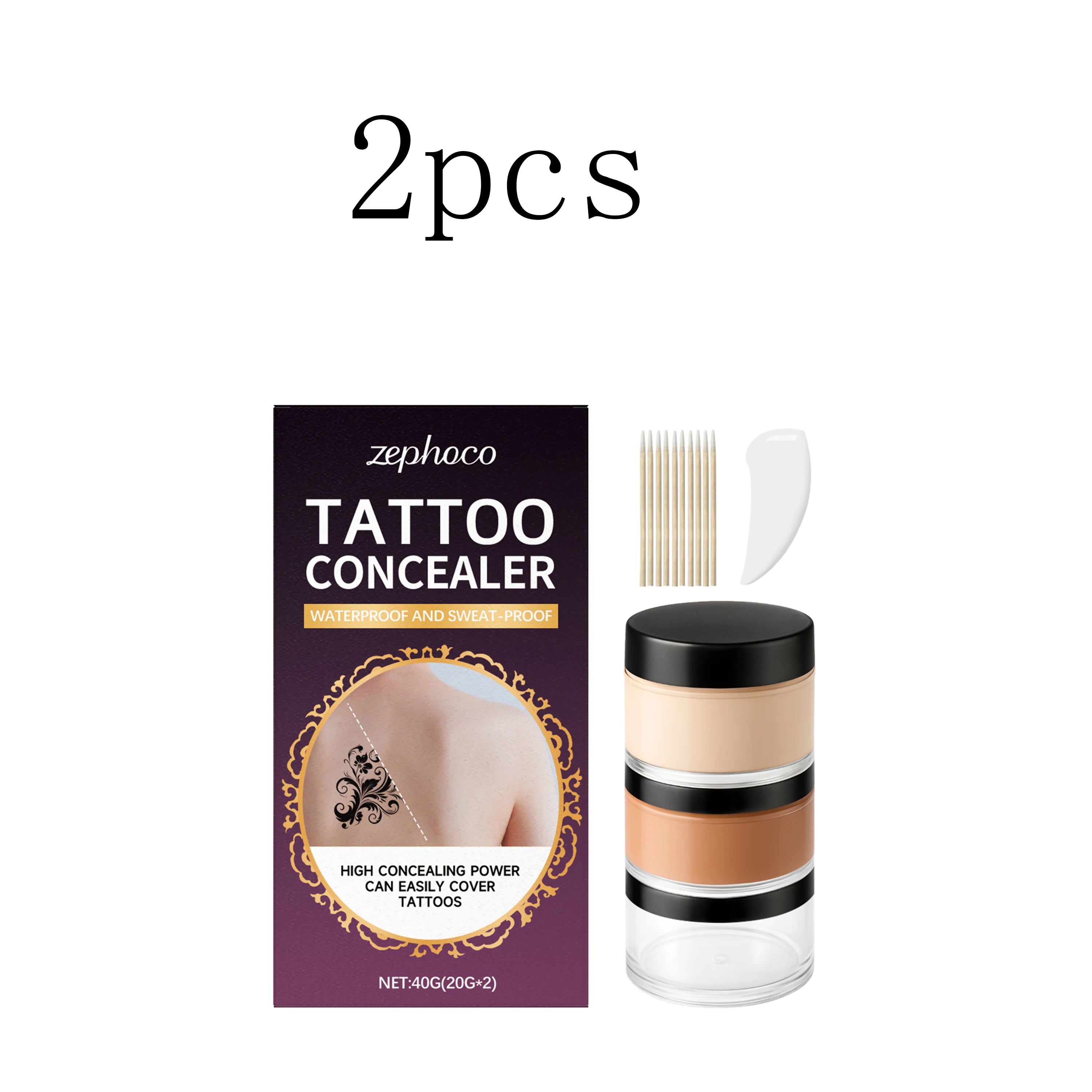 Soft Mist Tattoo Concealer – Full Coverage Lightweight Cream