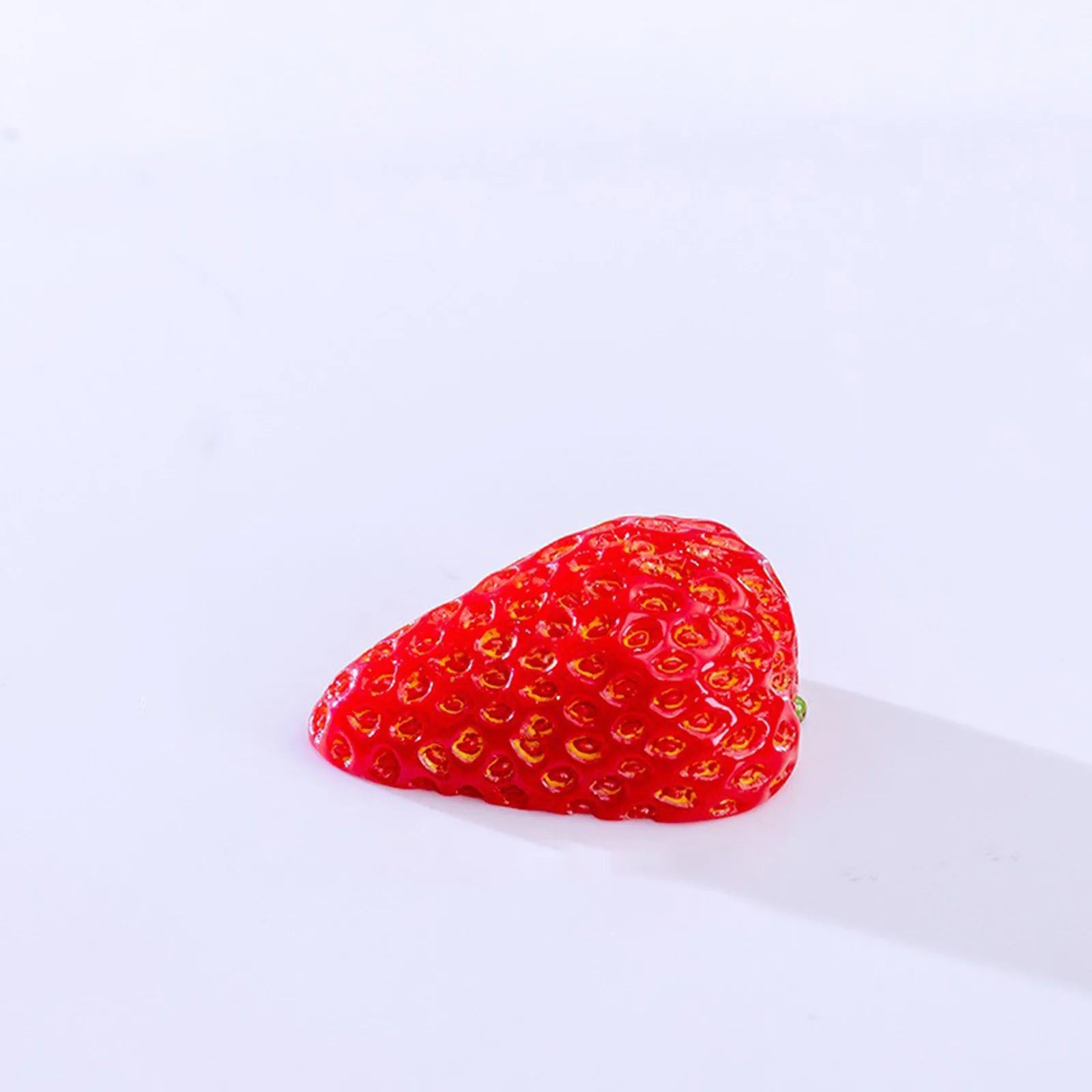 Miniature Resin Fruit Figurines – Litchi & Strawberry Desk Decor Miniature Figurine Oasis Select L One Size